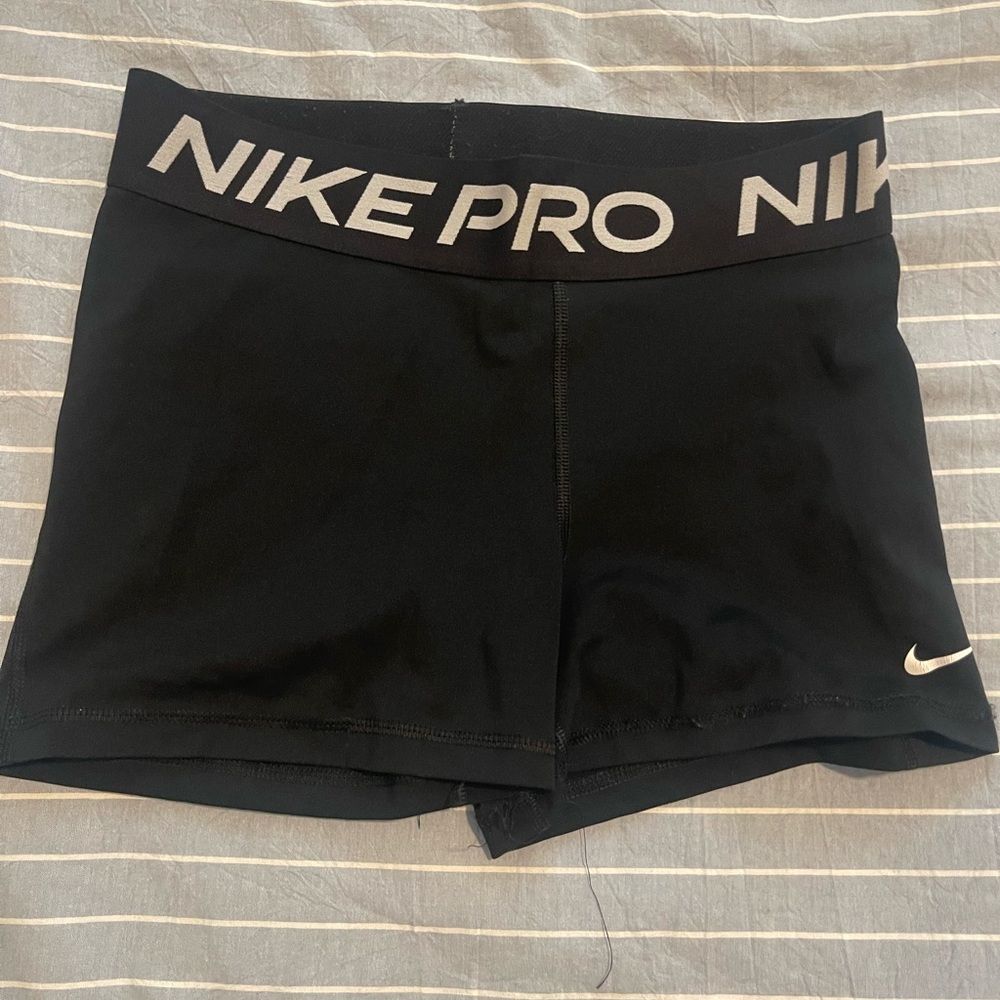 Nike Pro Women's 3” Biker Athletic Shorts Black